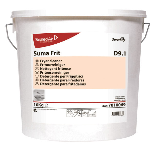 SUMA FRIT D9.1 - DETERGENTE CONCENTRATO PER FRIGGITRICI - SECCHIO 10 kg