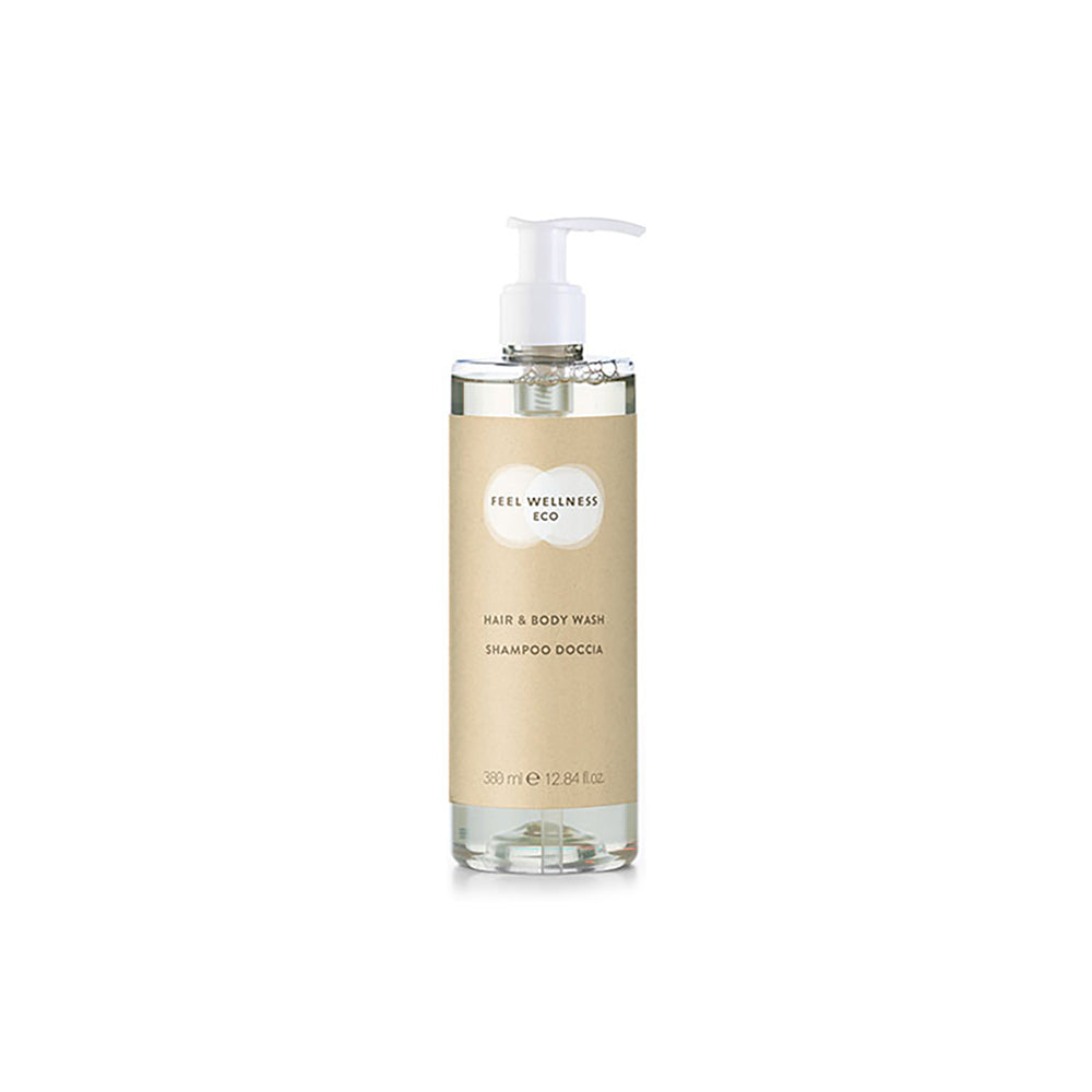 SHAMPOO DOCCIA FEEL WELLNES LINEA ECO - CONFEZIONE DA 18 FLACONI da 380 ml