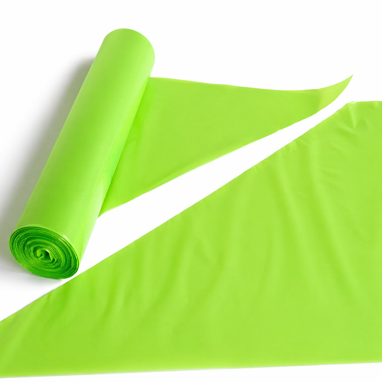SAC A POCHE A ROTOLO MONOUSO IN FILM POLIOLEFINICO COESTRUSO VERDE CM.53X28 CF.100 PZ.