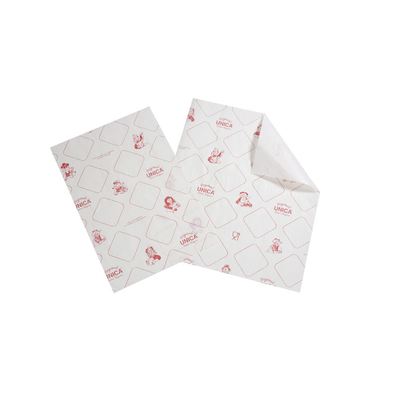 CARTA ACCOPPIATA GENERICA PER ALIMENTI IN PURA CELLULOSA - 44x33 cm - SCATOLA 10 kg