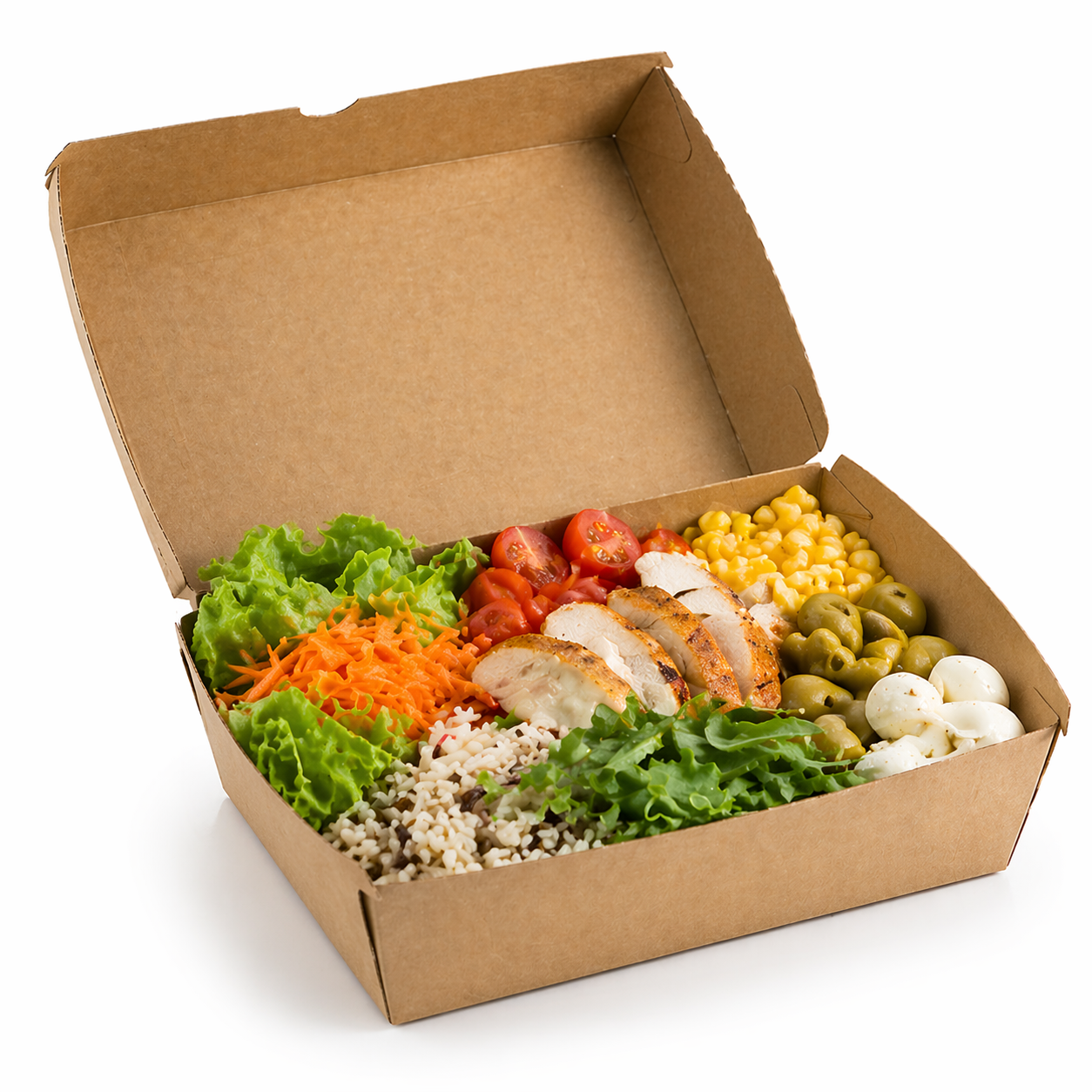 BOX HAMBUERGER AVANA KRAFT LAMINATO PE PER HAMBURGER E ALIMENTI CALDI - VARIE DIMENSIONI