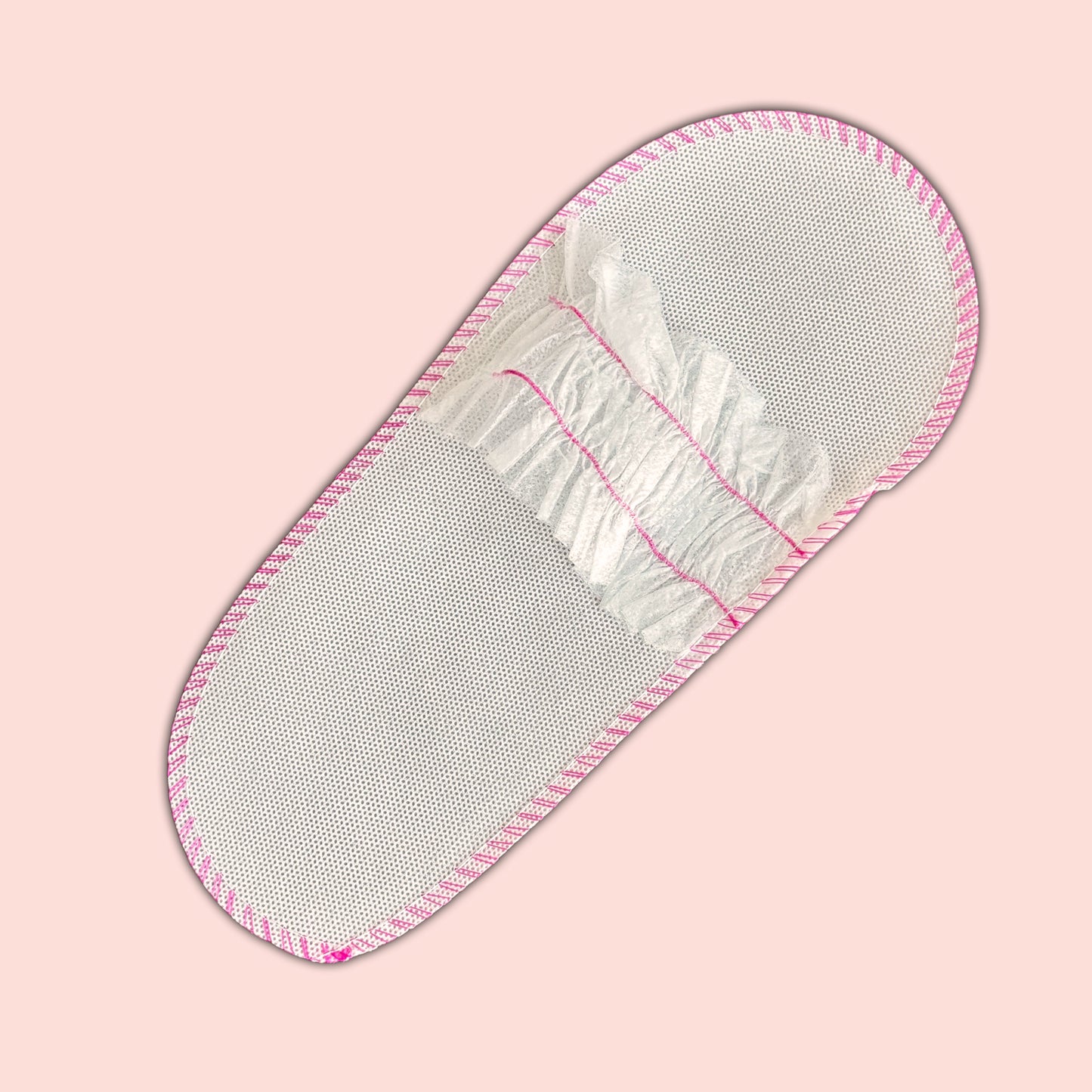 CIABATTINA IN TNT APERTA COLORE BIANCO - CONF. 10 PZ