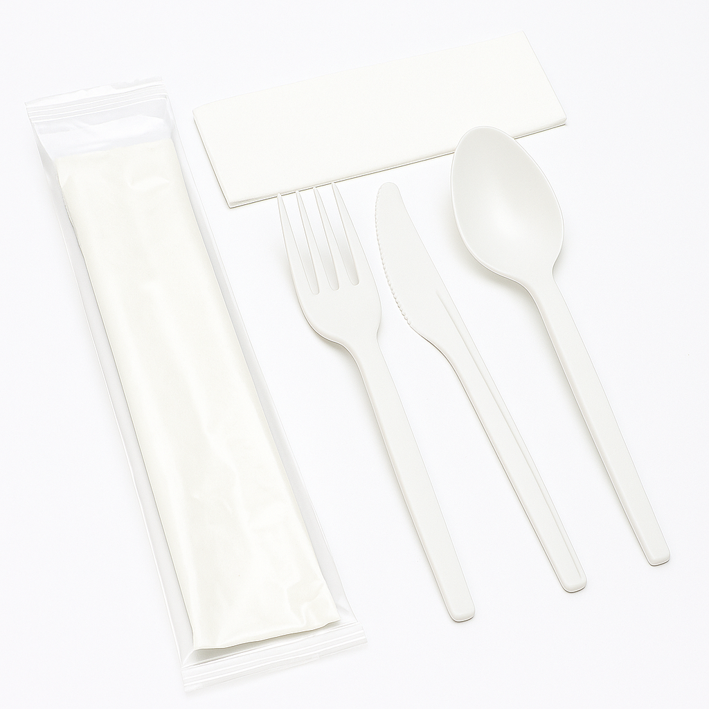 PAPERLYNEN - POSATE TRIS CPLA+TOV.LO CM.33X33 CF.50 PZ.