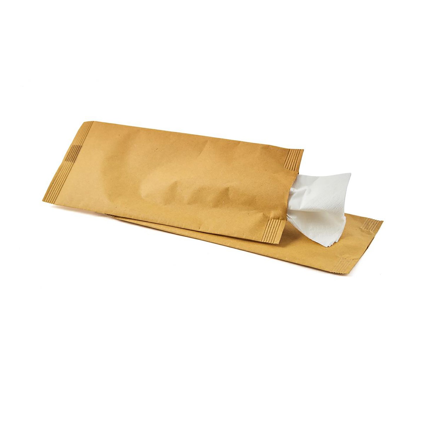 900 Portaposate con tovagliolo 2 veli 38X38 carta paglia