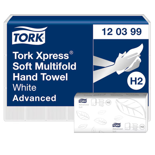 TORK - ASCIUGAMANI PIEGATI "Z" SOFT TORK XPRESS H2 CF.3.800 PZ.
