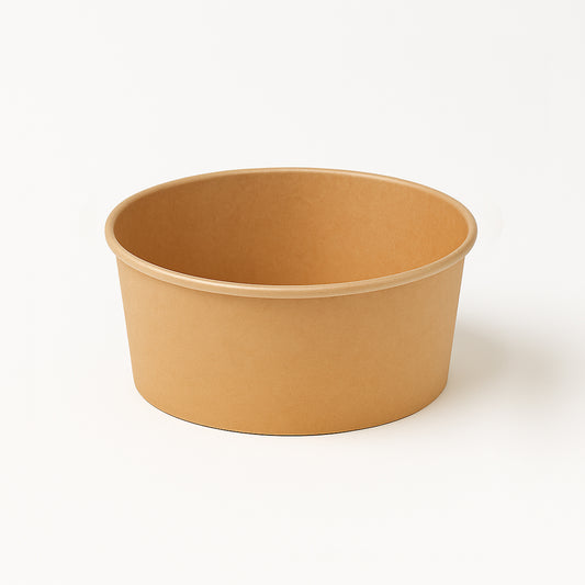 6 confezioni da 50 Insalatiere kraft salad bowls - Vari formati - Disponibili coperchi