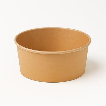 6 confezioni da 50 Insalatiere kraft salad bowls - Vari formati - Disponibili coperchi