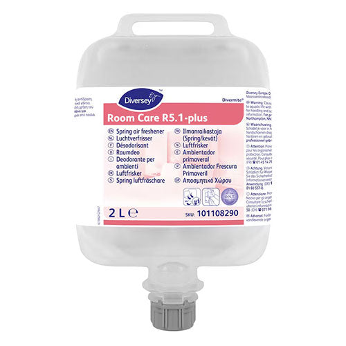 ROOM CARE R5.1-PLUS - DEODORANTE PER AMBIENTI CONCENTRATO - 2 RICARICHE da 2 lt