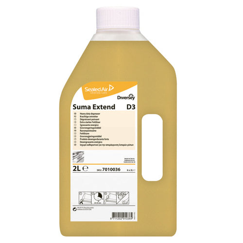 SUMA EXTEND D3 - SGRASSATORE ENERGICO PRONTO ALL'USO - FLACONE da 2 lt