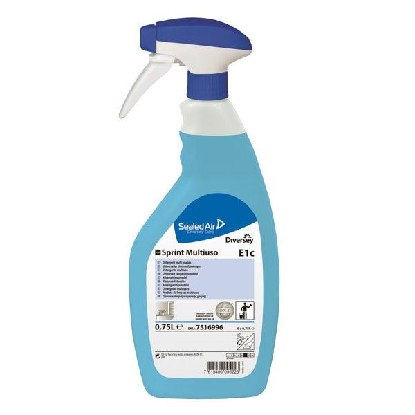 TASKI SPRINT MULTIUSO - DETERGENTE PER VETRI E MULTIUSO - SPRUZZATORE da 750 ml