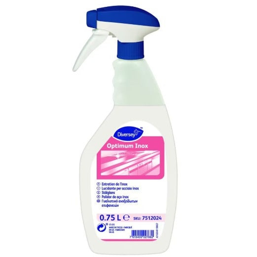 OPTIMUM INOX - LUCIDANTE PER ACCIAIO INOX - FLACONE da 750 ml