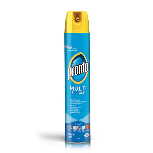 PRONTO MULTI SURFACE PULITORE ANTISTATICO E ANTI POLVERE SPRAY - BOMBOLETTA da 400 ml