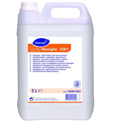CLAX MARSIGLIA 33K1 DETERGENTE AL PROFUMO DI SAPONE DI MARSIGLIA - TANICA da 5 lt