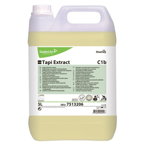 TASKI TAPI EXTRACT C1B DETERGENTE PER MACCHINE A INIEZIONE/ESTRAZIONE - TANICA da 5 lt