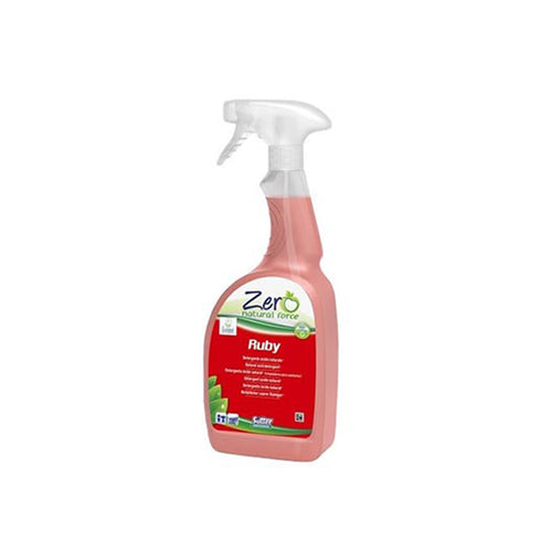 SUTTER - RUBY ECOLABEL ML.750 - Detergente disincrostante a base di acido citrico ideale per l'ambiente bagno.