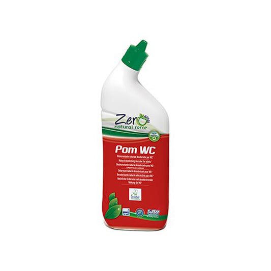 SUTTER - POM WC (ZERO) ECOLABEL ML. 750 - Detergente disincrostante a base di acidi organici di origine naturale con ottimo potere deodorante per la pulizia quotidiana del wc.