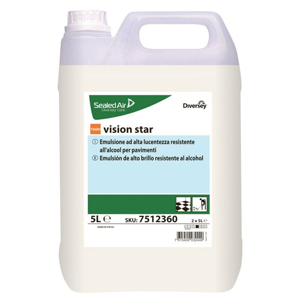 TASKI VISION STAR - EMULSIONE AD ELEVATA LUCENTEZZA - TANICA da 5 lt