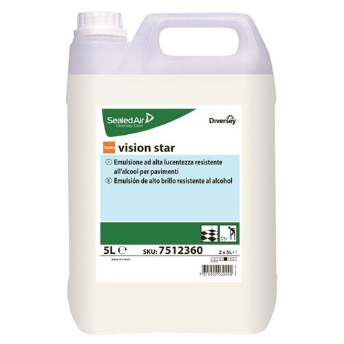 TASKI VISION STAR - EMULSIONE AD ELEVATA LUCENTEZZA - TANICA da 5 lt