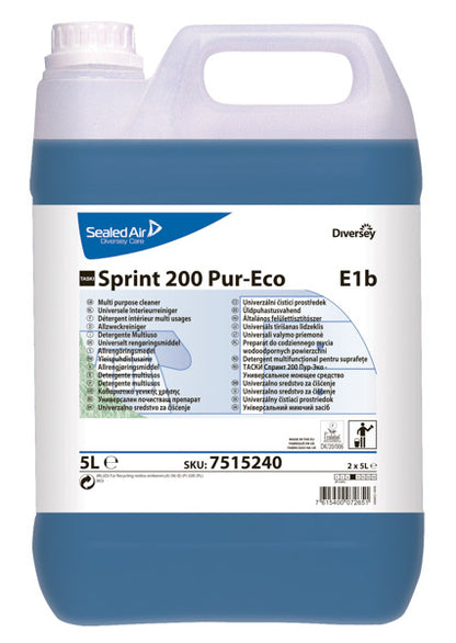TASKI SPRINT 200 PUR-ECO - DETERGENTE MULTIUSO - Vari formati