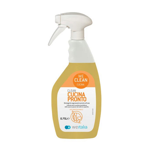 CLEAN CUCINA DETERGENTE SGRASSANTE PRONTO ALL'USO - SPRUZZATORE 750 ml