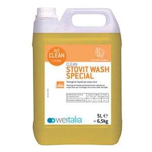 CLEAN STOVIT WASH SPECIAL DETERGENTE LAVAGGIO STOVIGLIE ALTA QUALITA' - TANICA 5 lt