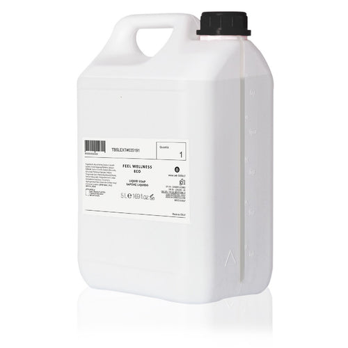 SAPONE LIQUIDO FEEL WELLNESS LINEA ECO - RICARICA 2 TANICHE DA 5 LT