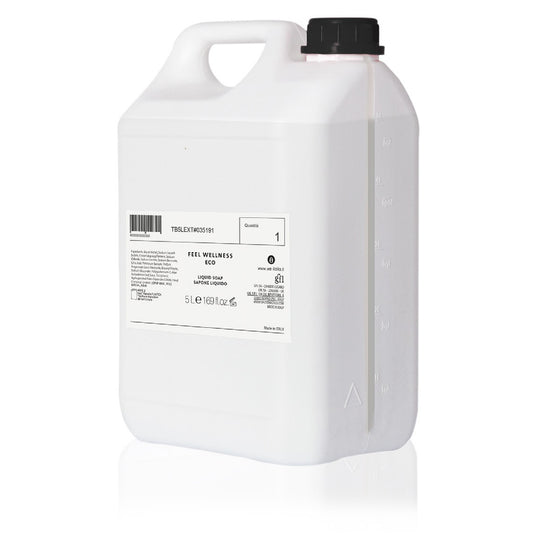 SAPONE LIQUIDO FEEL WELLNESS LINEA ECO - RICARICA 2 TANICHE DA 5 LT