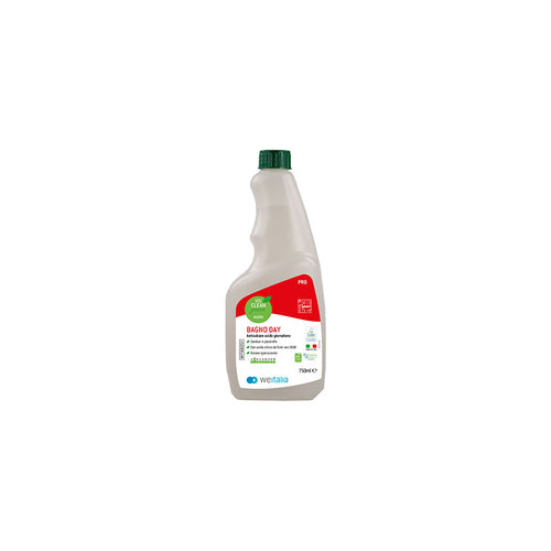 WE CLEAN GREEN BAGNO DAY ECOLABEL ml 750 Detergente anticalcare pronto all'uso con acido citrico ad azione igienizzante e deodorante