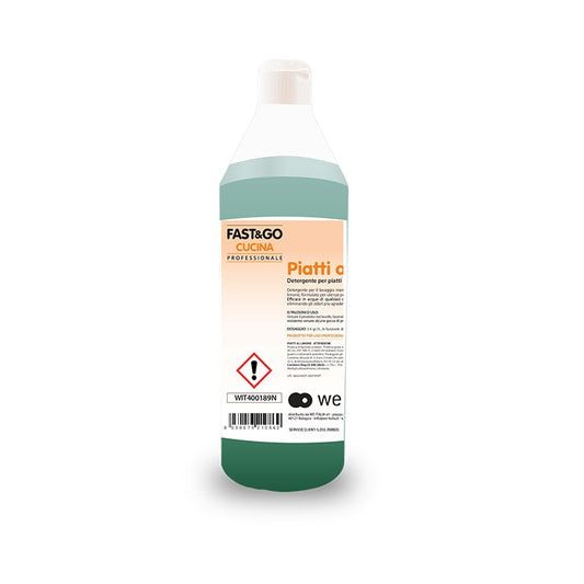 FAST & GO PIATTI AL LIMONE DETERGENTE LAVAGGIO STOVIGLIE MANUALE - VARI FORMATI