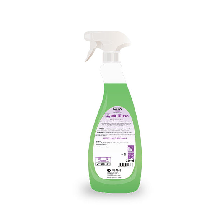 FAST & GO MULTIUSO - DETERGENTE MULTIUSO - SPRUZZATORE 750 ml