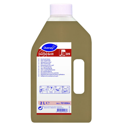 SUMA GRILL D9 - DETERGENTE ENERGICO PER FORNI E GRILL - Vari formati