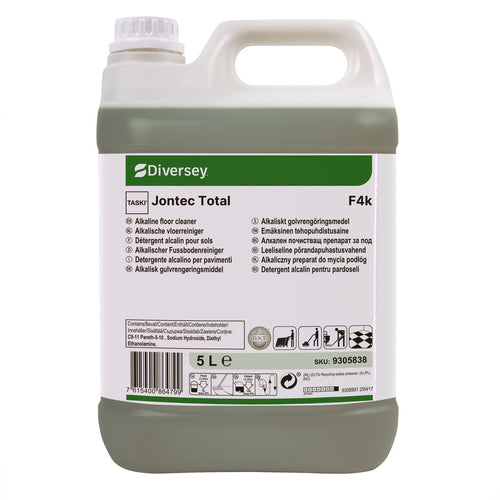 TASKI JONTEC TOTAL - SMACCHIATORE E SGRASSATORE ALCALINO - TANICA da 5 lt