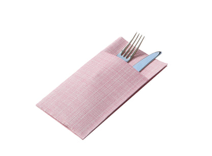 18 confezioni da 50 tovaglioli air laid tasca - Vari colori