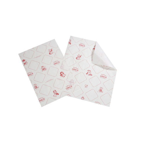 CARTA ACCOPPIATA GENERICA PER ALIMENTI IN PURA CELLULOSA - 44x33 cm - SCATOLA 10 kg