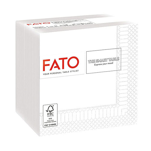 TOVAGLIOLO 2 VELI THE SMART TABLE BIANCO 24x24 - SCATOLA 2400 pezzi