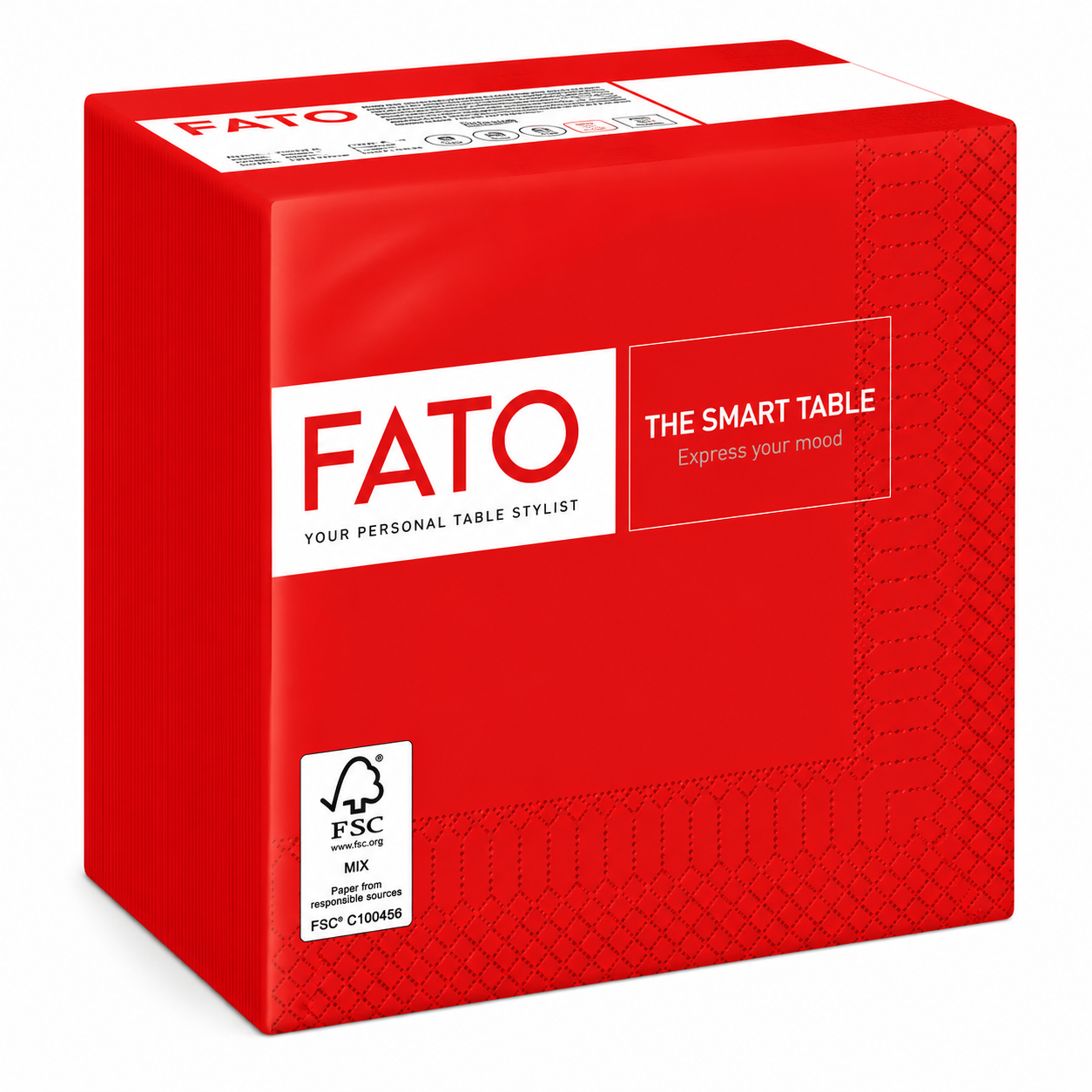 TOVAGLIOLO 2 VELI COLORATO THE SMART TABLE 24X24 - CONFEZIONE 100 PEZZI