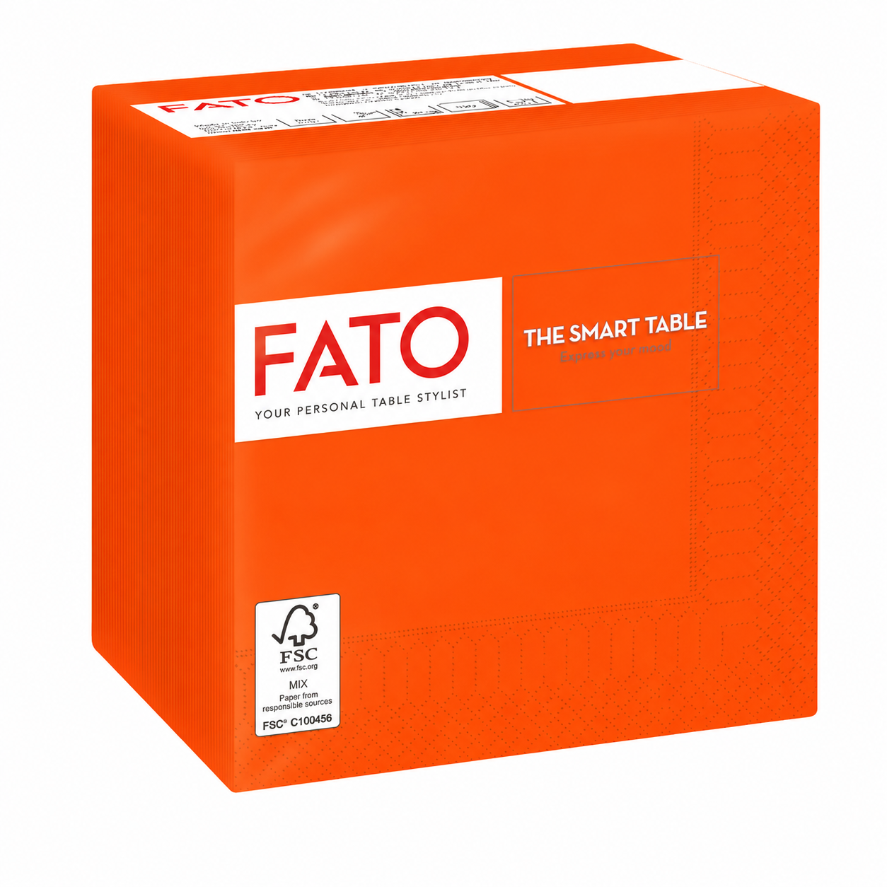 TOVAGLIOLO 2 VELI COLORATO THE SMART TABLE 24X24 - CONFEZIONE 100 PEZZI