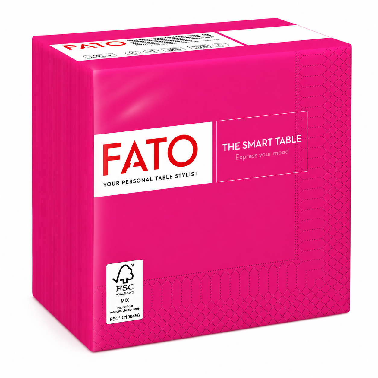 TOVAGLIOLO 2 VELI COLORATO THE SMART TABLE 24X24 - CONFEZIONE 100 PEZZI