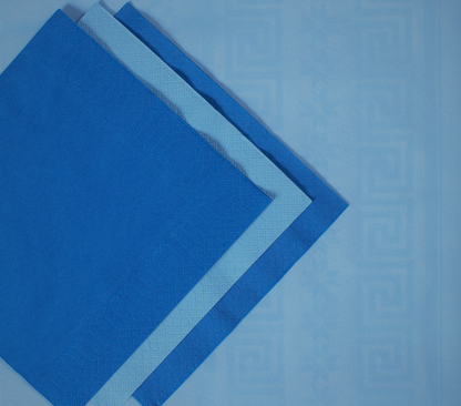TOVAGLIOLO 2 VELI COLORATO THE SMART TABLE 33X33 - CONFEZIONE 50 PEZZI