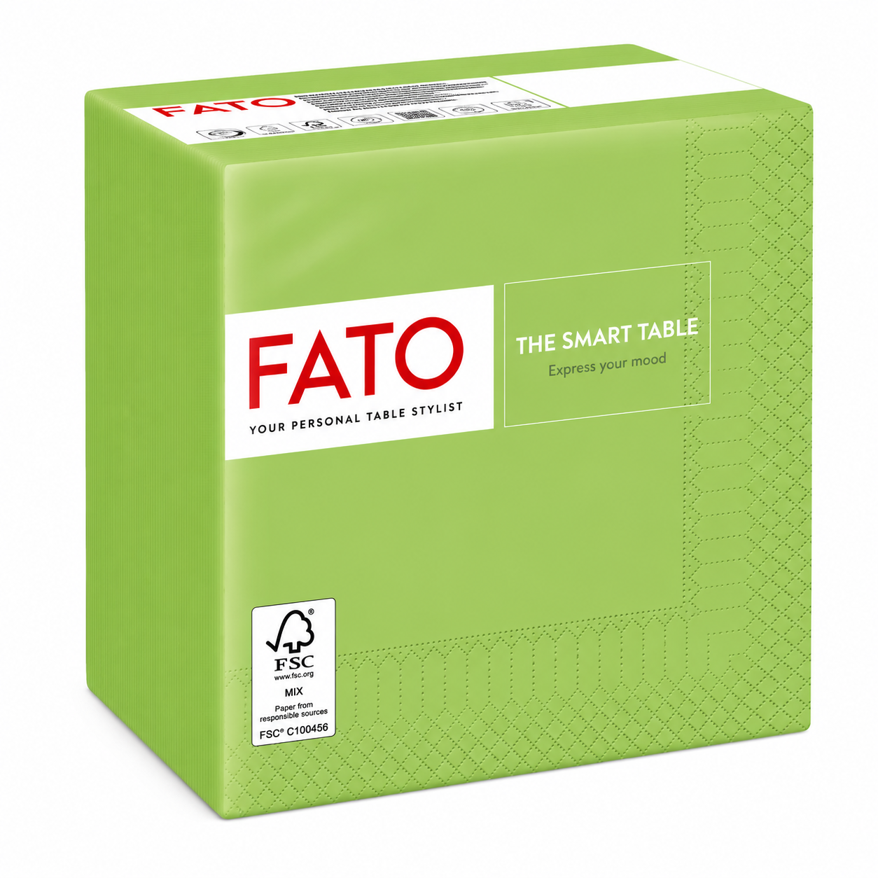 TOVAGLIOLO 2 VELI COLORATO THE SMART TABLE 24X24 - CONFEZIONE 100 PEZZI