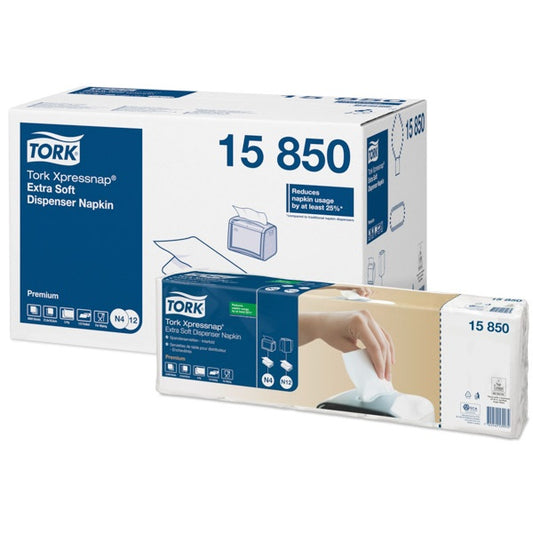 TOVAGLIOLI INTERCALATI XPRESSNAP BIANCO N4 BIANCHI - SCATOLA 8 FASCETTE da 1000 PEZZI (tot. 8000 PEZZI)