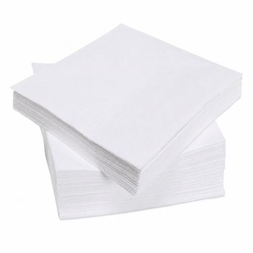 TOVAGLIOLO LINEN BIANCO cm 40x40 - CONFEZIONE IN CELLOFAN DA 600 pezzi
