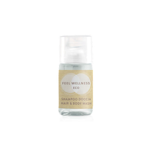 FLACONE SHAMPOO DOCCIA FEEL WELLNESS ML. 20 - SCATOLA 8 CONFEZIONI da 50 FLACONI (tot. 400 FLACONI)