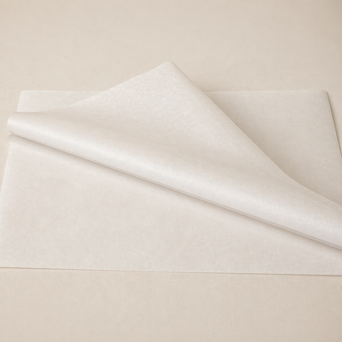 CARTA KRAFT BIANCA IN FOGLI PER ALIMENTI E IMBALLI GENERICI - 50x37 cm - SCATOLA 10 kg