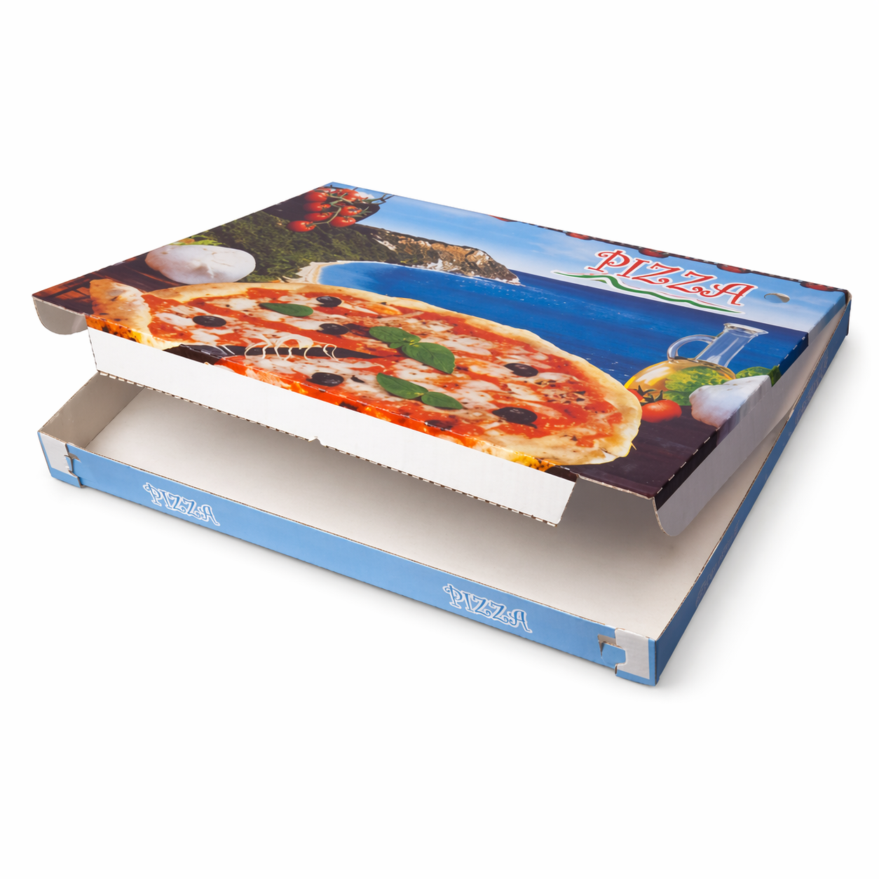 SCATOLA IN CARTONE PER PIZZA A PALA TAKE AWAY - 75x35 - Confezione da 50 pezzi