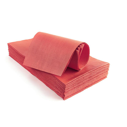 6 confezioni da 25 tovaglie piegate imp 100x100 goffrate  - Varie grafiche e colori