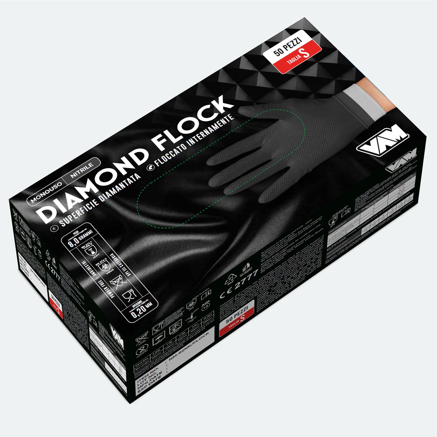 VAM DIAMOND FLOCK NERO 8,0 gr