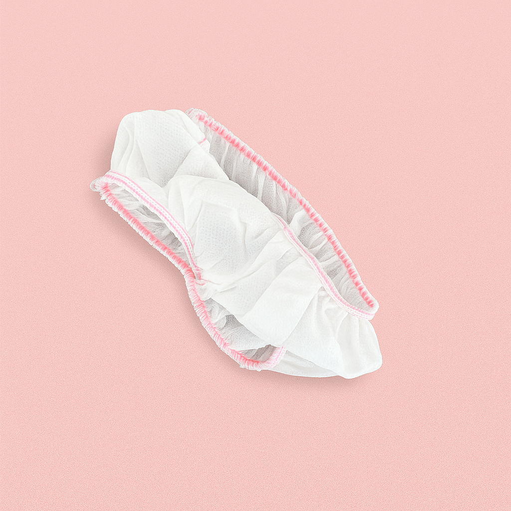 FASCE PER CAPELLI COLORE BIANCO E NERO CON ELASTICO - CONF. DA 100 PZ