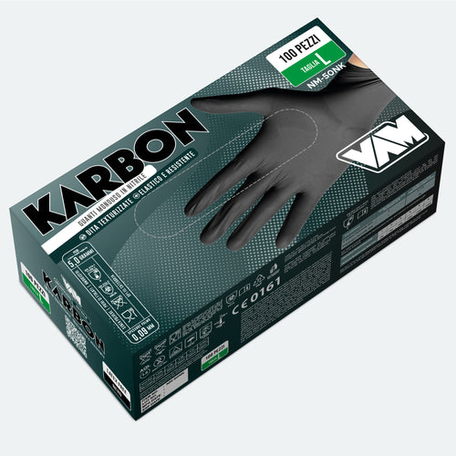VAM KARBON NITRILE NERO 5,0 gr - Cartone da 10 scatole da 100 pz