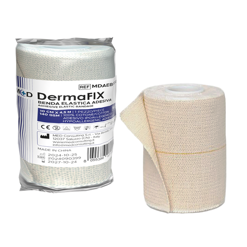 DERMAFIX -BENDA ELASTICA ADESIVA – 5x4,5 cm – Confezione da 1 pezzo